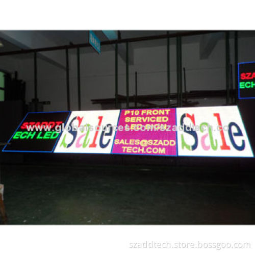 Outdoor LED Message Signage with 8,500nits Maximum Brightness